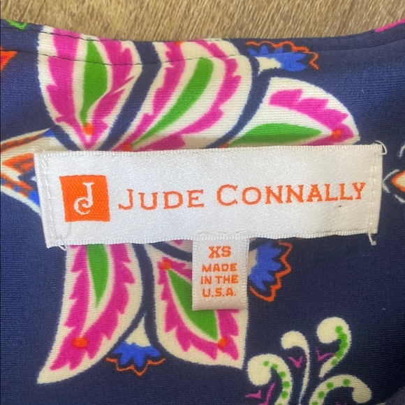 Jude Connally Navy Blue Cold ShoulderDress XS - Picture 3 of 7